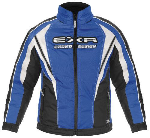 Choko exr youth junior snowmobile jacket royal blue 12