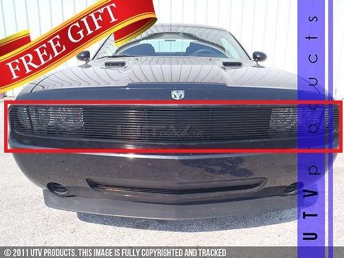 2008 2009 2010 dodge challenger phantom upper 1pc billet grille black new 09 10