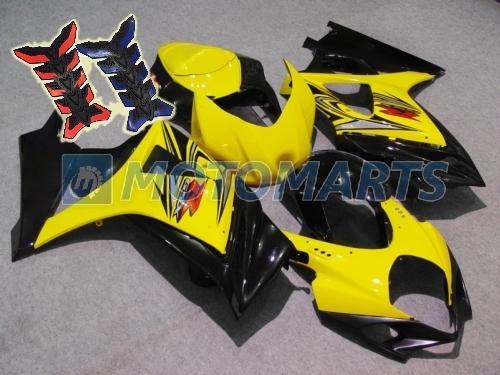 Free tank pad! injection fairing body kit for suzuki gsx r 1000 k7 2007 2008 as