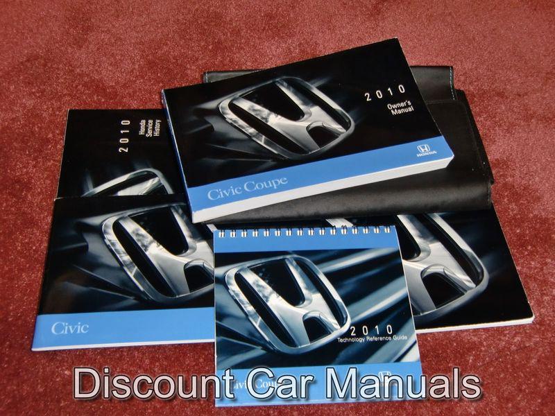 ★★ 2010 honda civic coupe owners manual set 10!! ★★