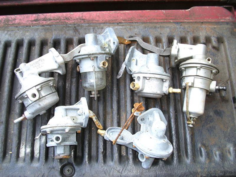 1950s-60s and 70s ford chevy dodge etc 6 oem fuel pumps