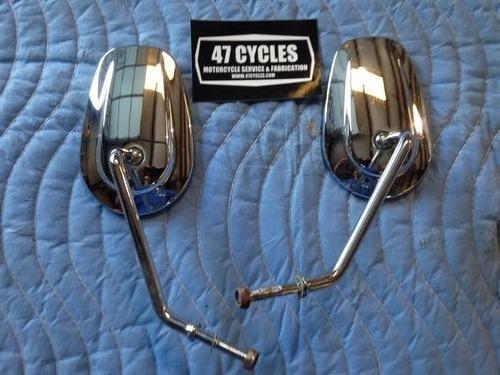 Chrome harley davidson sportster xl stock oem mirror set