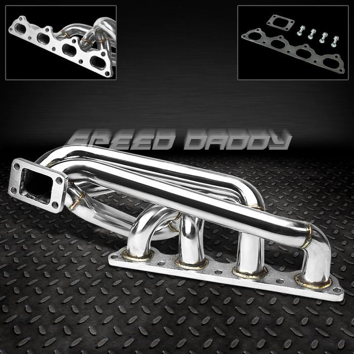 T3/t4 stainless turbo manifold exhaust 89-95 volvo 240/740/940 16v b20/b23/b230