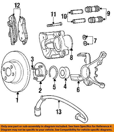 Mopar oem 6506532aa brake-wheel stud