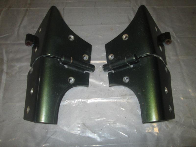 Jeep wrangler tj 1997-2006 factory green windshield hinges paint code pjn 1213