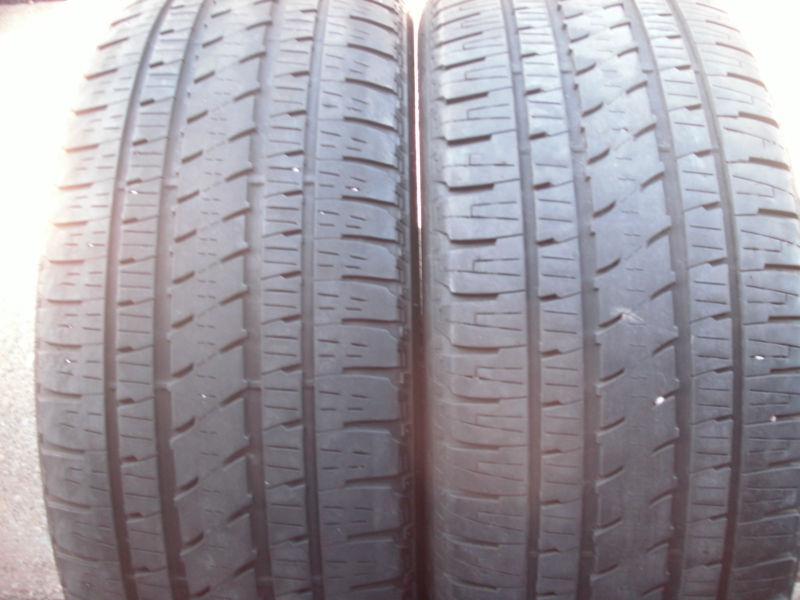  2) 285/45/22  bridgestone dueler! free fast shipping! great for lease return!