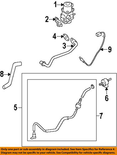 Mazda oem l3k918740b vapor canister purge solenoid