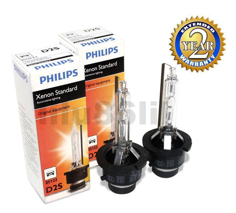 2x genuine philips hid-d2s xenon bulb - 24 dispatch , 24 months warranty