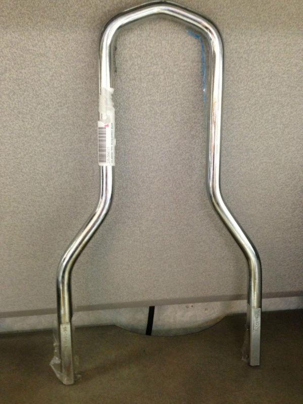 Drag specialties round sissy bar.  ds-264115.  chrome!