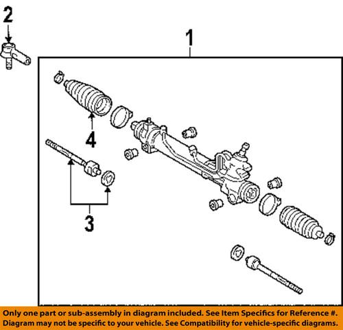 Toyota oem 4553508010 rack & pinion bellows/rack & pinion bellow