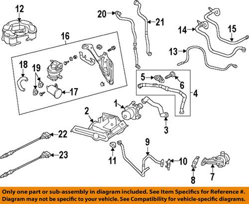 Volkswagen oem 07k131120f emission-air pipe gasket