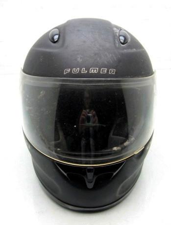 Preowned fulmer matte black medium full face helmet