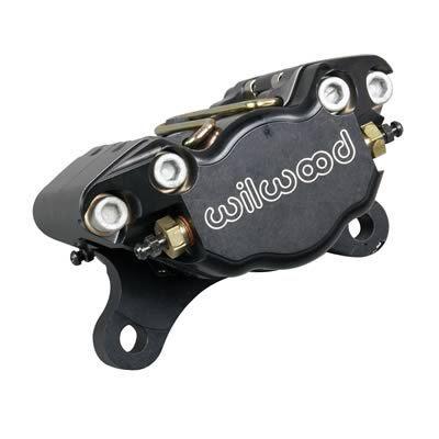 (2) wilwood brake caliper dynapro single billet aluminum black 2-piston univ