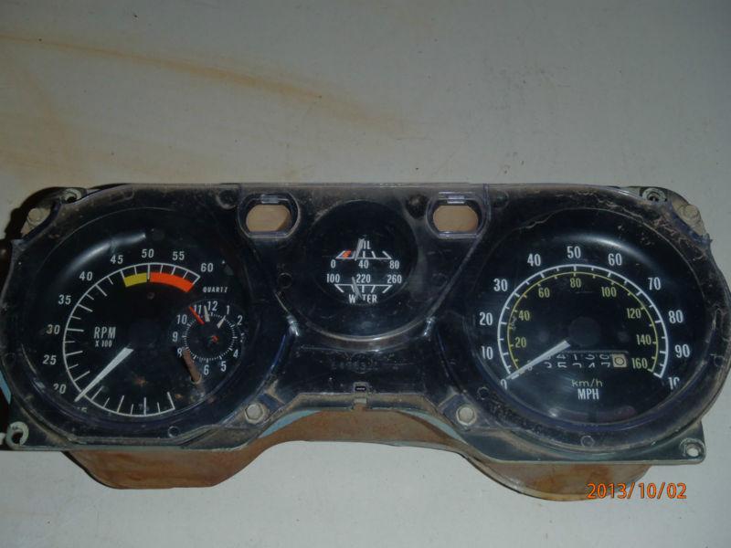 1976 1977 1978 pontiac trans am instrument cluster with tach - oem / used