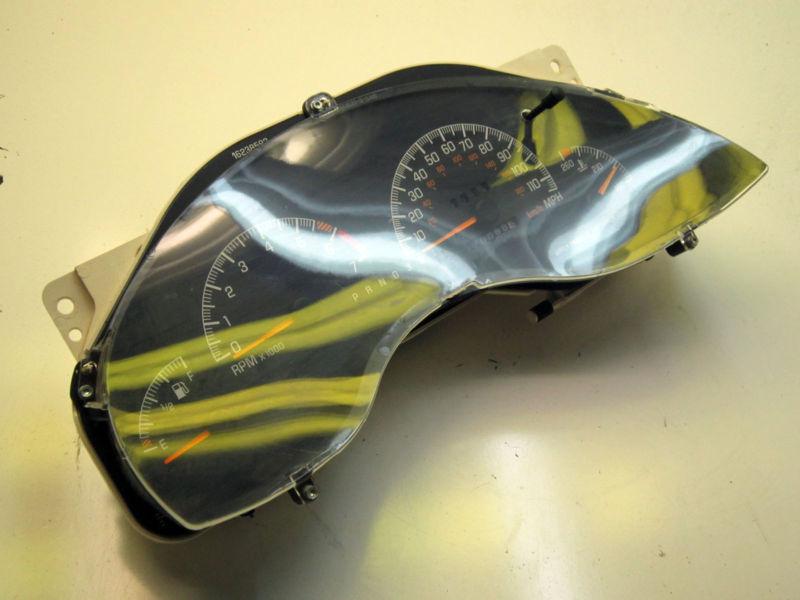 Oem 1997-2003 pontiac grand prix 3800l auto speedometer gauge cluster 170,068k