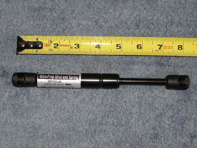 Rv 7.5"  nitro-prop gas strut shock spring lift cylinder arm rep spd-2900-40