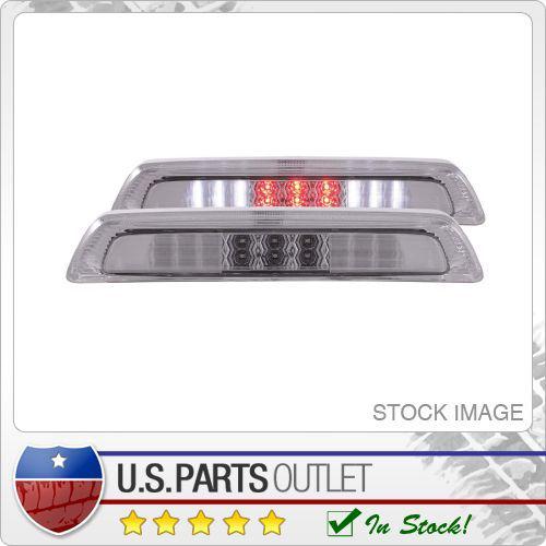 Anzo usa 531068 third brake light assembly led clear lens chrome