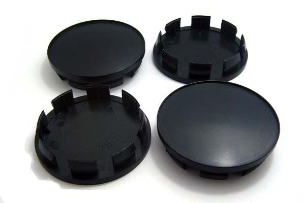 4x no logo wheel center cap hubs tuning car black finished 69 mm x 62.5 mm #089