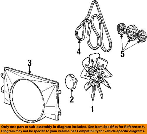 Ford oem 2c2z-8620-db serpentine belt/fan belt/serpentine belt