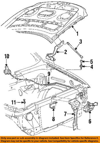 Ford oem 5l3z16700a hood-latch