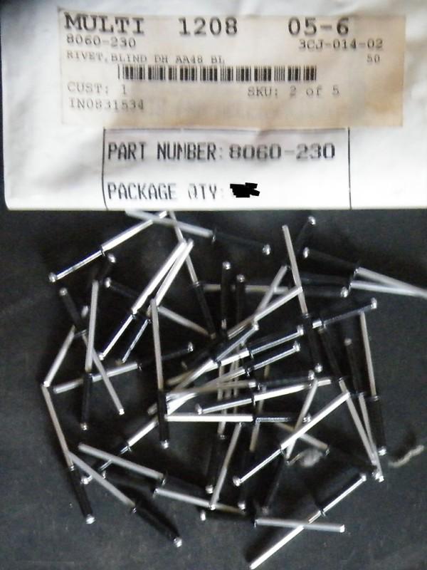 Nos tigershark arctic cat rivet dh aa48 1996 monticarlo 640 qty46 8060-230