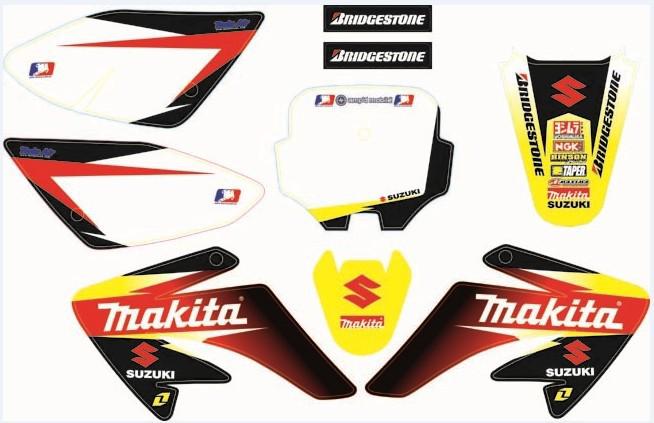 New dirt pit bike 3m graphics honda crf70 decal sticker 5