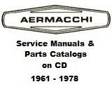 40+ amf aermacchi motorcycles service manuals & parts catalogs 1961 - 1978