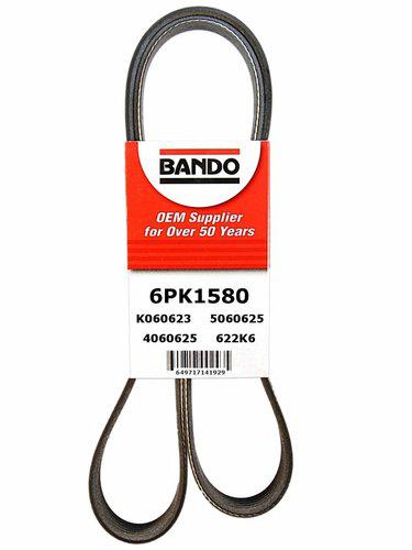 Bando 6pk1580 serpentine belt/fan belt-serpentine drive belt