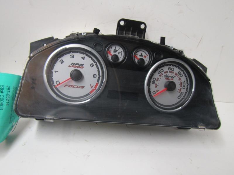 09 focus speedometer cluster mph id 9s4t-10849-ba thru bd 111345