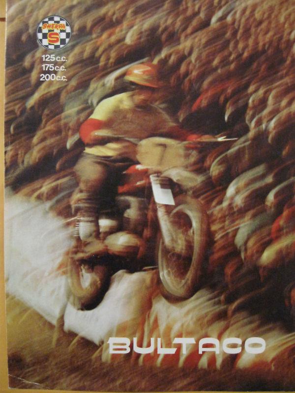 Bultaco 1969 sherpa s 125,175,200 - brochure 10 1/2 x 8" - 4 page repro 