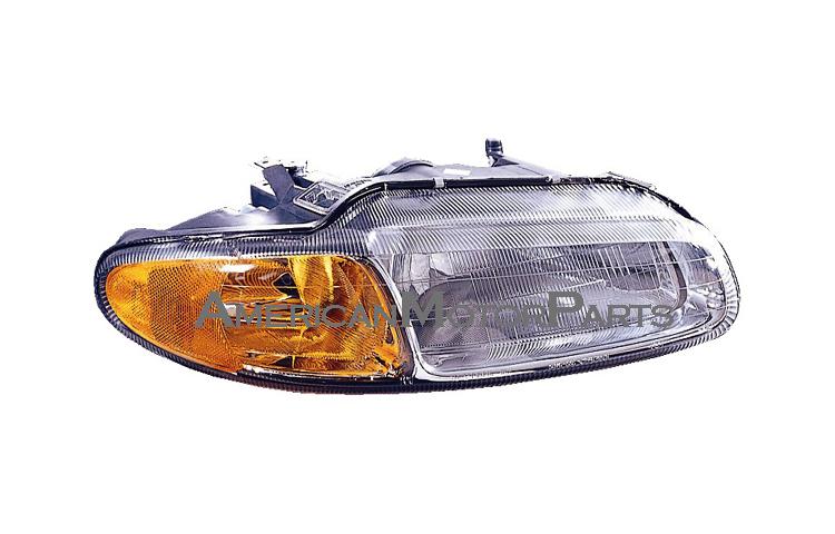 Right passenger side replacement headlight 96-00 chrysler sebring convertible