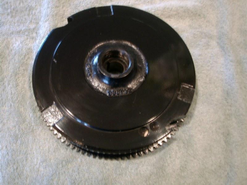 Mercury 60hp 3 cyl flydwheel with nut 1992 model