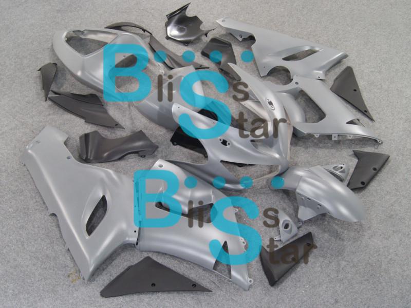 Injection mold fairing kit w4 fit for kawasaki ninja zx6r zx-6r 2005-2006 e09