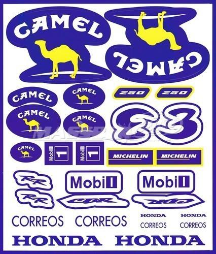 Camel motorcycle helmet fairing surface decal sticker for honda cbr250rr bike