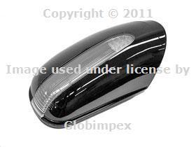 Mercedes w215 w220 (00-02) door mirror housing right blk oem + warranty