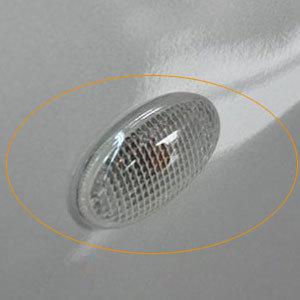 Clear side marker lights fender lights 2pcs fit mazda 2/3/5/6/8 etc