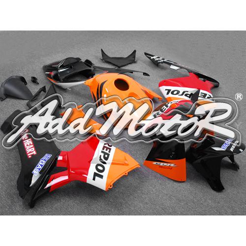 Injection molded fit 2005 2006 cbr600rr 05 06 repsol orange fairing 65n61