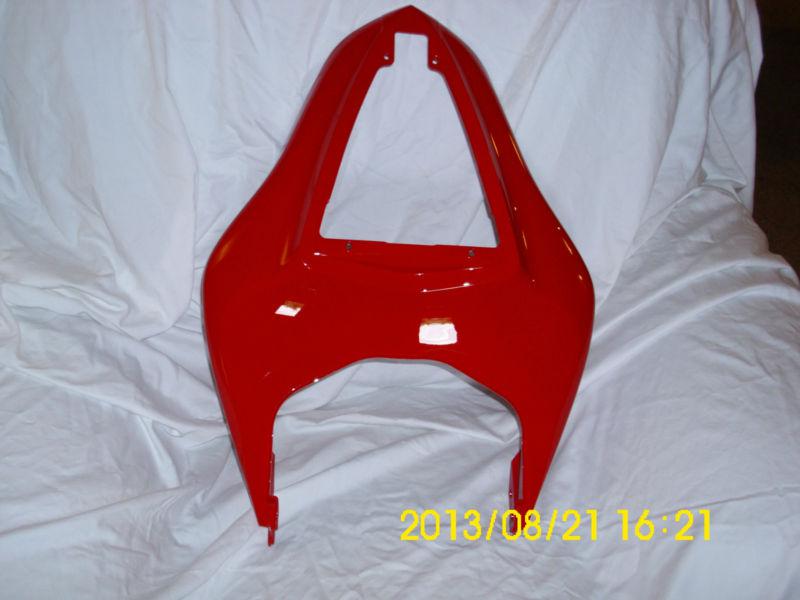 Kawasaki 2007 zx6 rear cowling tail cover plastic red 36040-0054