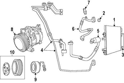 Dodge 5058896ae genuine oem factory original liquid line