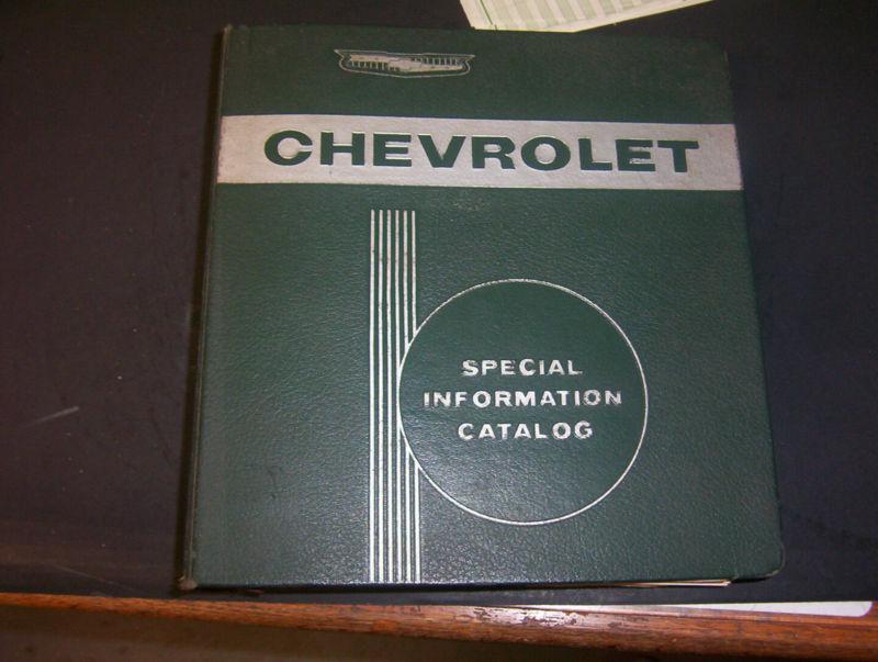 1955 - 1959 chevrolet special information catalog 660 pages  with killer binder