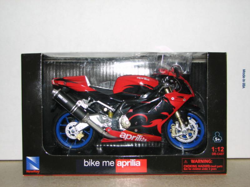 New ray 1:12 motorcycle 2005 aprilia rsv 1000 r factory