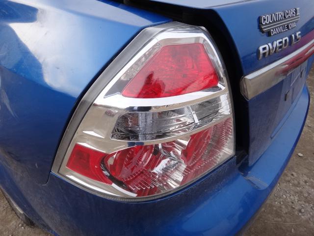 Tail light 07 08 aveo notchback left