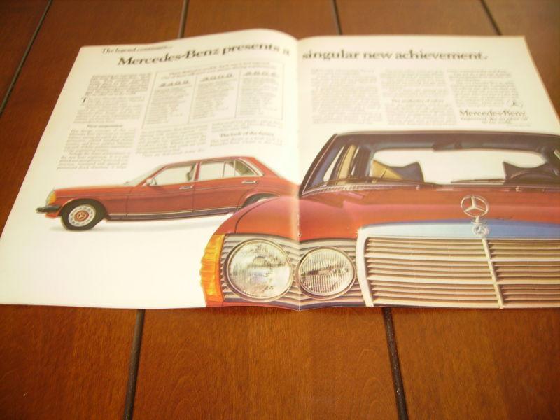 1976 mercedes benz 240d 300d 280e ***original ad***