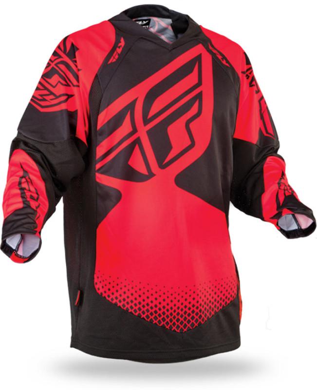 Clearance 2013 fly racing evolution rev jersey red-black adult motocross sale