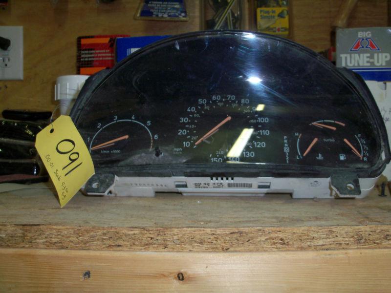 2000-2001 saab 9-3 or 9-5 gauge instrument cluster speedometer