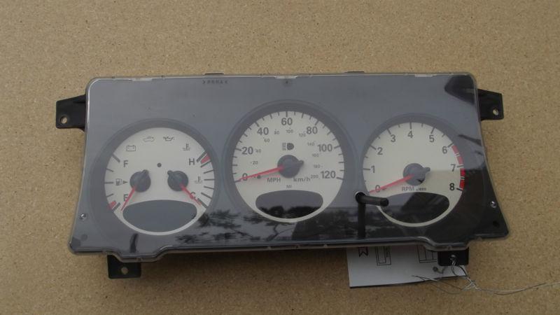 2002 chrysler pt cruiser  instrument cluster speedometer control panel oem