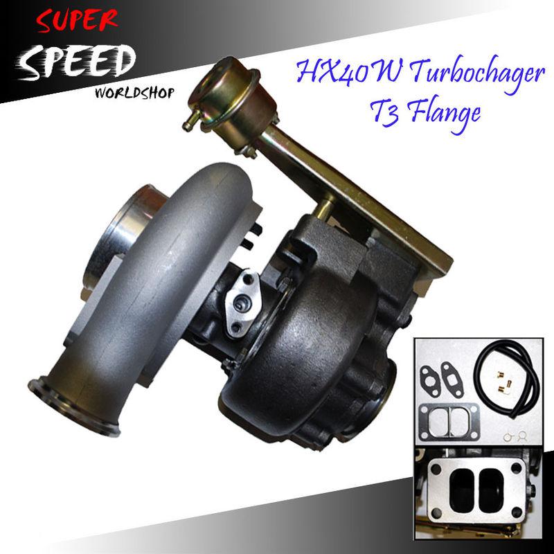 Hx40w super drag diesel turbo charger holset t3 flange hx40 dodge ram cummins