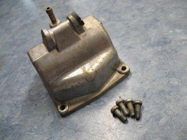 A l left side float bowl 1973 honda cb350f cb 350 f four cylinder