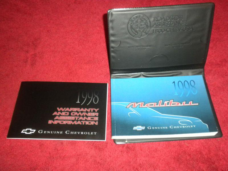 1998 chevrolet malibu owner's manual