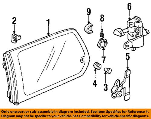 Honda oem 73520-s0x-a02 power window motor/power vent window motor